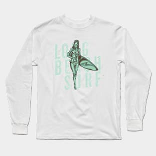 Long Beach Surfing Long Sleeve T-Shirt